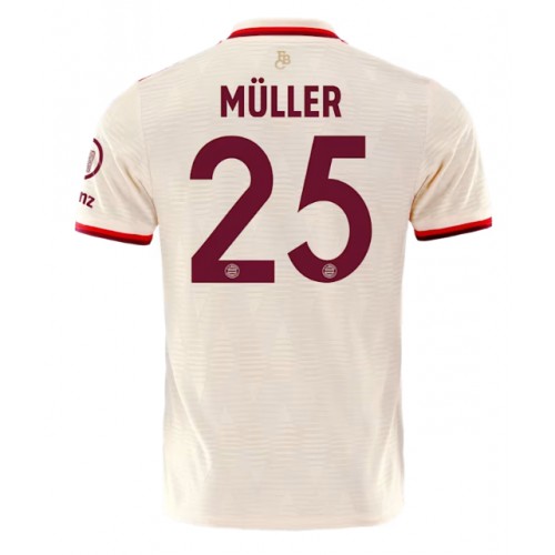 Fotballdrakt Herre Bayern Munich Thomas Muller #25 Tredjedrakt 2024-25 Kortermet